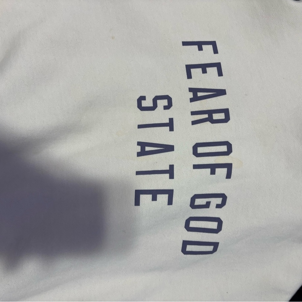 Fear of God State Tee in White and Black